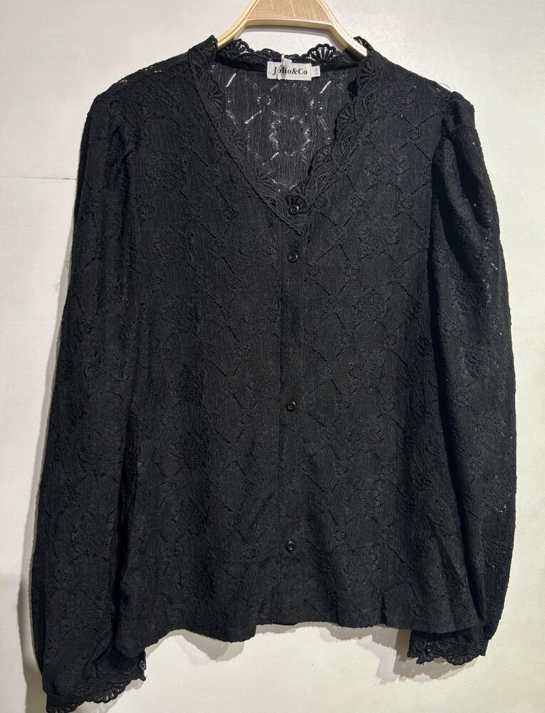 Jolio Co Blouse broderie v-hals 10020