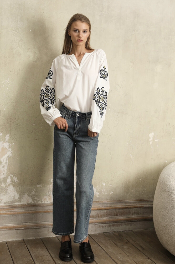 Musy Muse Blouse borduur 2263