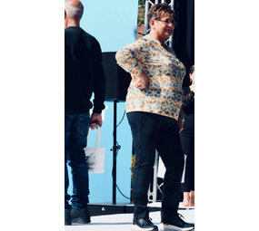 New Star Travelstof broek Dover print-001 New Star Travelstof broek Dover print-001