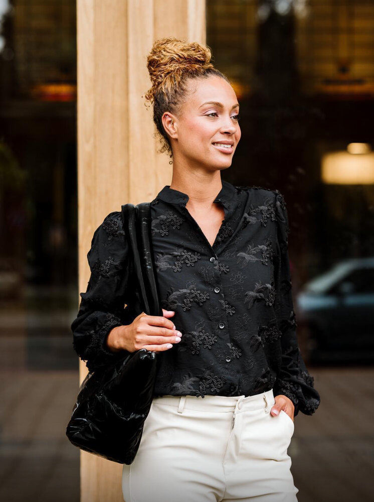 Rebelz Blouse borderie 13167-Evelien Rebelz Blouse borderie 13167-Evelien