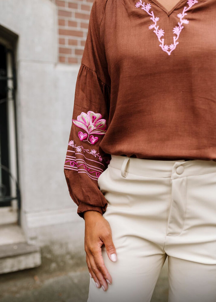 Rebelz Blouse borderie 13164-Eva Rebelz Blouse borderie 13164-Eva