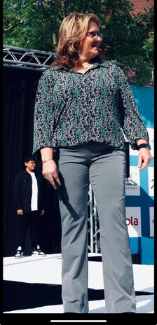 Enjoy Blouse lm allover print 127409 Enjoy Blouse lm allover print 127409