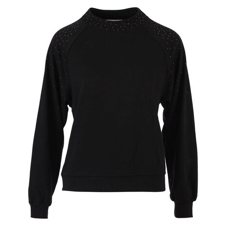 Enjoy Sweater turtle strass 186475 Enjoy Sweater turtle strass 186475