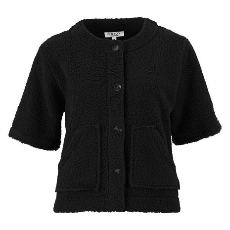 Enjoy Teddy jasje halve mouw 183563