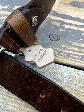 Letherfox Echt lederen riem 5034