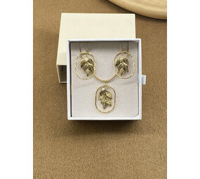 Missra Set ketting met oorbellen COBONEW124 Missra Set ketting met oorbellen COBONEW124