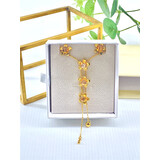 Missra Set ketting en oorbellen flowers 9COBO Missra Set ketting en oorbellen flowers 9COBO