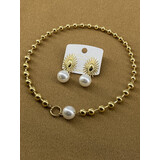 Missra Set ketting en oorstekers COBO410 Missra Set ketting en oorstekers COBO410