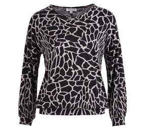 Enjoy Blouson rh Allover print 475130 Enjoy Blouson rh Allover print 475130