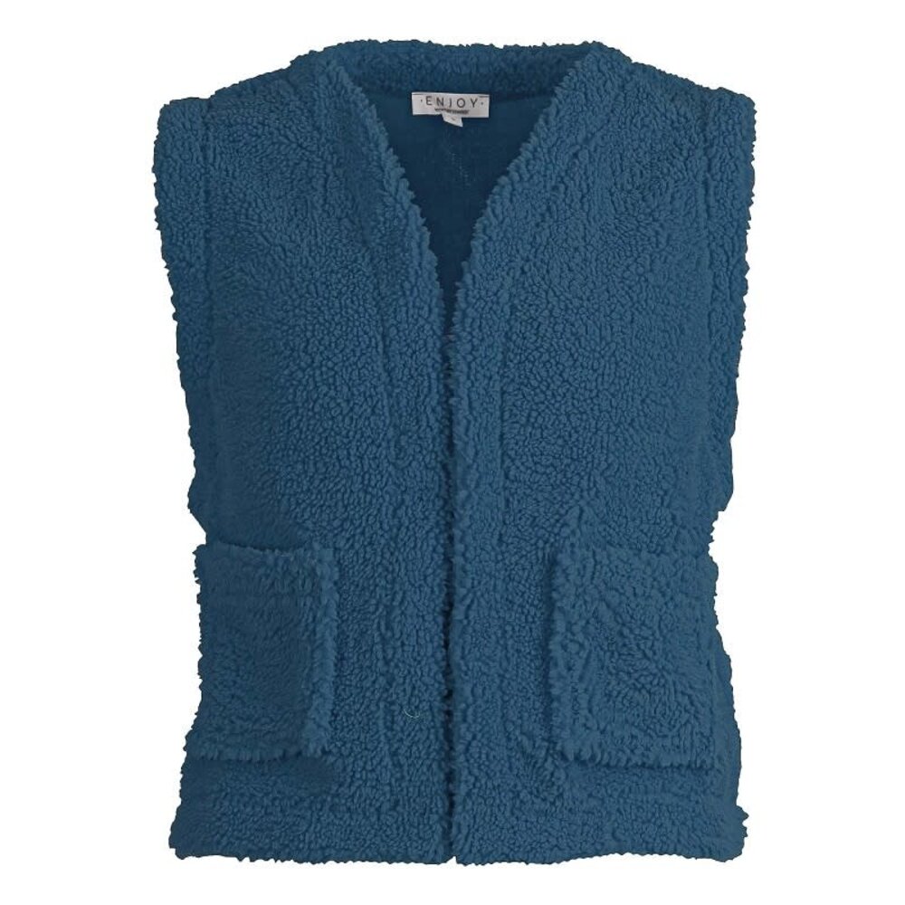 Enjoy Gilet teddy kort 418889