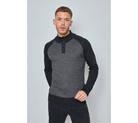 SD7 Pull met knopen turtle hals JM207 SD7 Pull met knopen turtle hals JM207