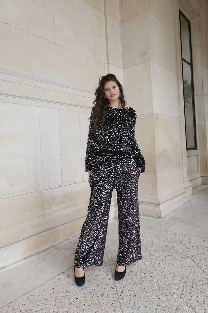 L esstiel Party pants velvet pailletten 2437 L esstiel Party pants velvet pailletten 2437