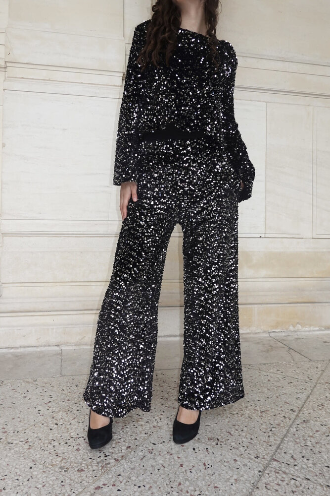 L esstiel Party pants velvet pailletten 2437 L esstiel Party pants velvet pailletten 2437