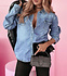 Denim blouse drukkers 3009 Denim blouse drukkers 3009