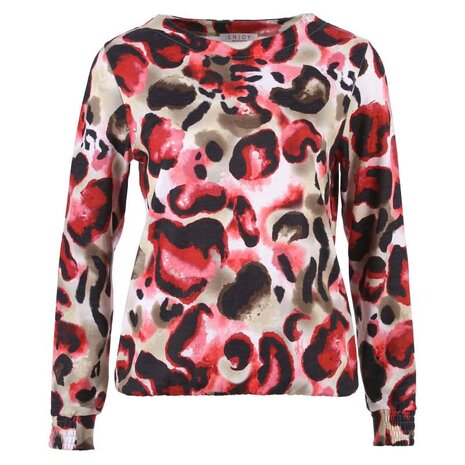 Enjoy Cosy sweater lm aop 156290 Enjoy Cosy sweater lm aop 156290