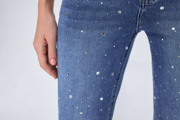 Hello Miss Wide leg denim steentjes front 836 Hello Miss Wide leg denim steentjes front 836