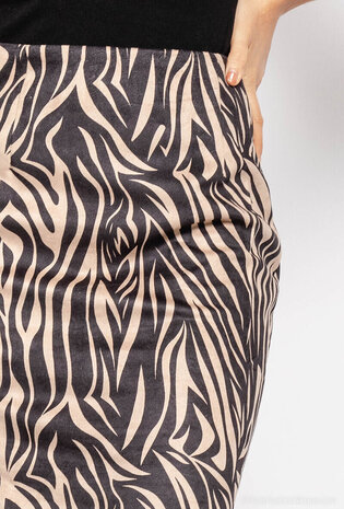 Unika Suede rok dieren print 2875-9 Unika Suede rok dieren print 2875-9