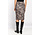 Suede rok dieren print 2875-9