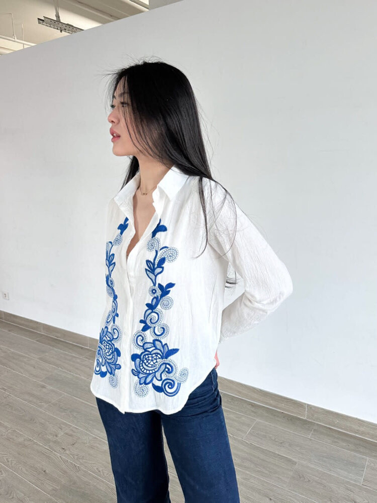 Unika Blouse borduur voor 9023