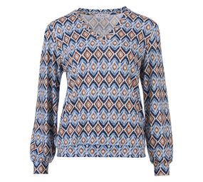 Enjoy Blouson v-hals grafische pr. 183213 Enjoy Blouson v-hals grafische pr. 183213