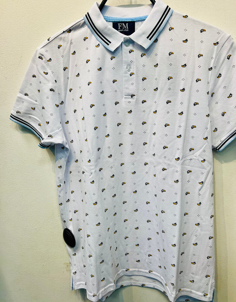 FM Sport Club Polo Shirt print 2305 FM Sport Club Polo Shirt print 2305