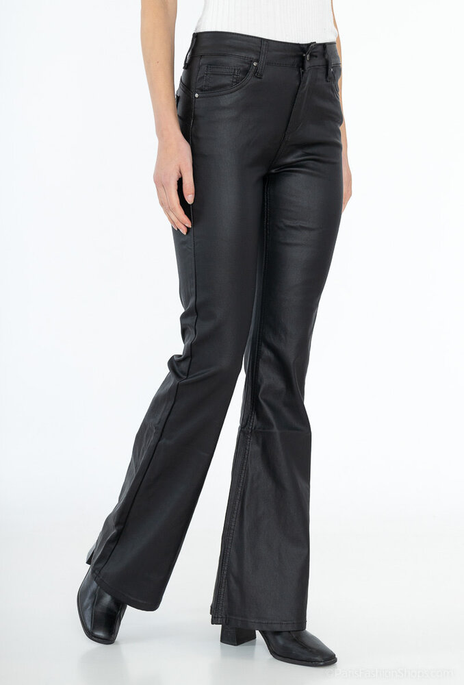 Coated flare broek 2412