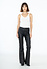 PU lederen flare broek 2404 PU lederen flare broek 2404