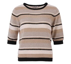 Enjoy Pull halve mouw streep lurex 421128 Enjoy Pull halve mouw streep lurex 421128