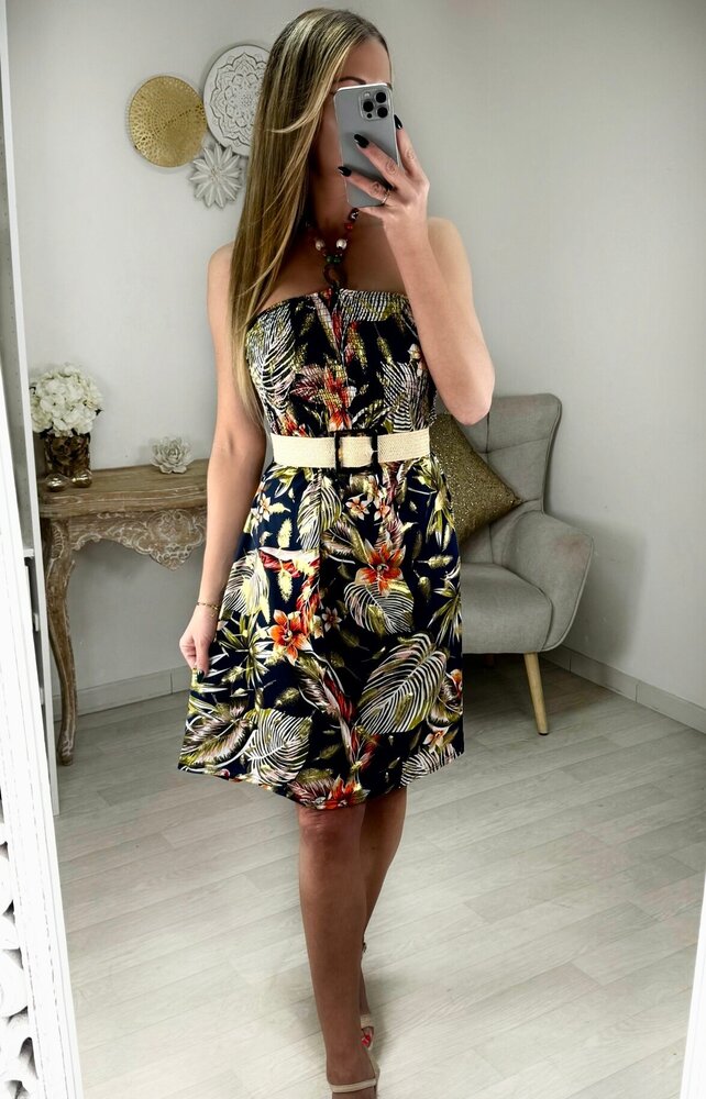 Halter jurkje print 3010 Halter jurkje print 3010