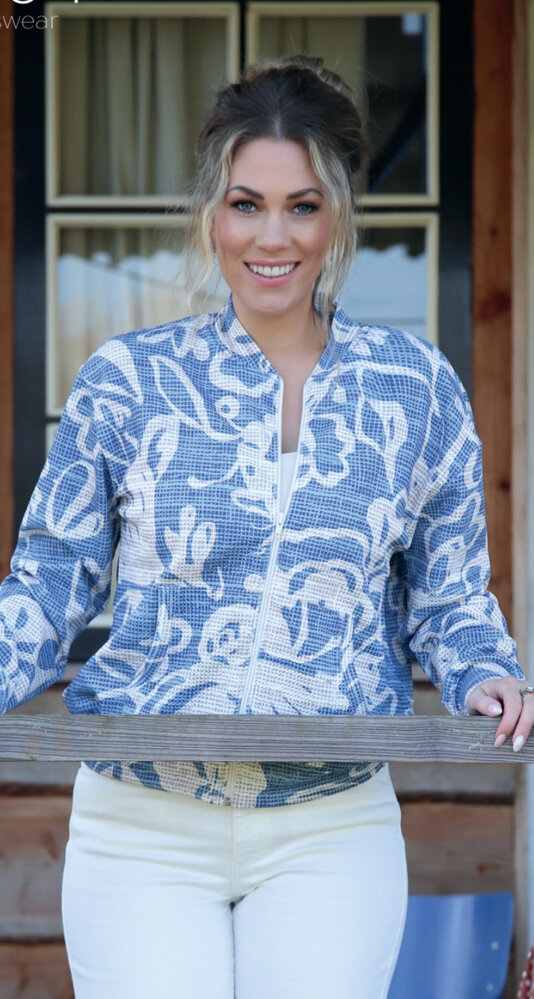 Enjoy Bomber jasje bloemprint 183134 Enjoy Bomber jasje bloemprint 183134