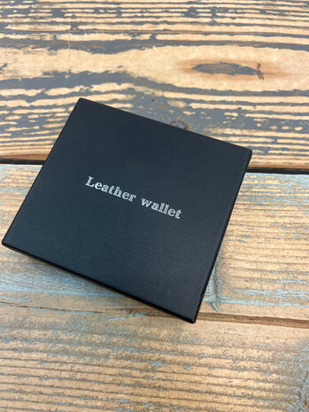 Card Wallet met geld vak en kleingeld 6081