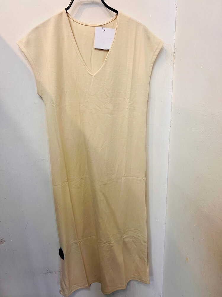 Jurk uni kuit lengte 67288