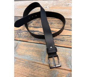 Moda Echt lederen riem Milled 4 cm Moda Echt lederen riem Milled 4 cm