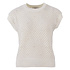 Gilet grof gebreid met parel 421024 Gilet grof gebreid met parel 421024