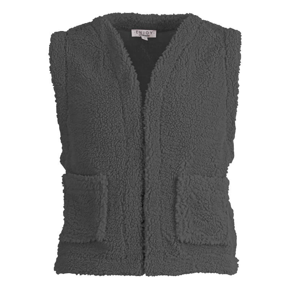 Enjoy Gilet teddy kort 418889