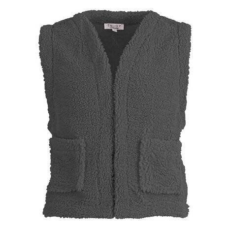 Enjoy Gilet teddy kort 418889