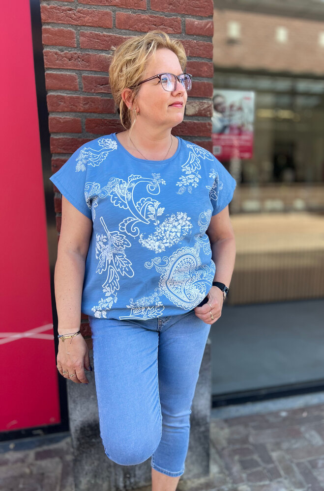 Enjoy Blouson kapmouw paisley 183255 Enjoy Blouson kapmouw paisley 183255