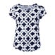 Enjoy T-Shirt kapmouw allover print batik 155825 Enjoy T-Shirt kapmouw allover print batik 155825