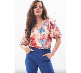 Iz Naiz Shirt lampion mouw 3933 Iz Naiz Shirt lampion mouw 3933