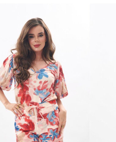 Iz Naiz Shirt lampion mouw 3933 Iz Naiz Shirt lampion mouw 3933