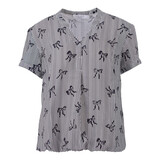 Enjoy Blouson blouse streep/strik 882013 Enjoy Blouson blouse streep/strik 882013