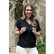 Enjoy Top v-hals crochet bies 472150 Enjoy Top v-hals crochet bies 472150