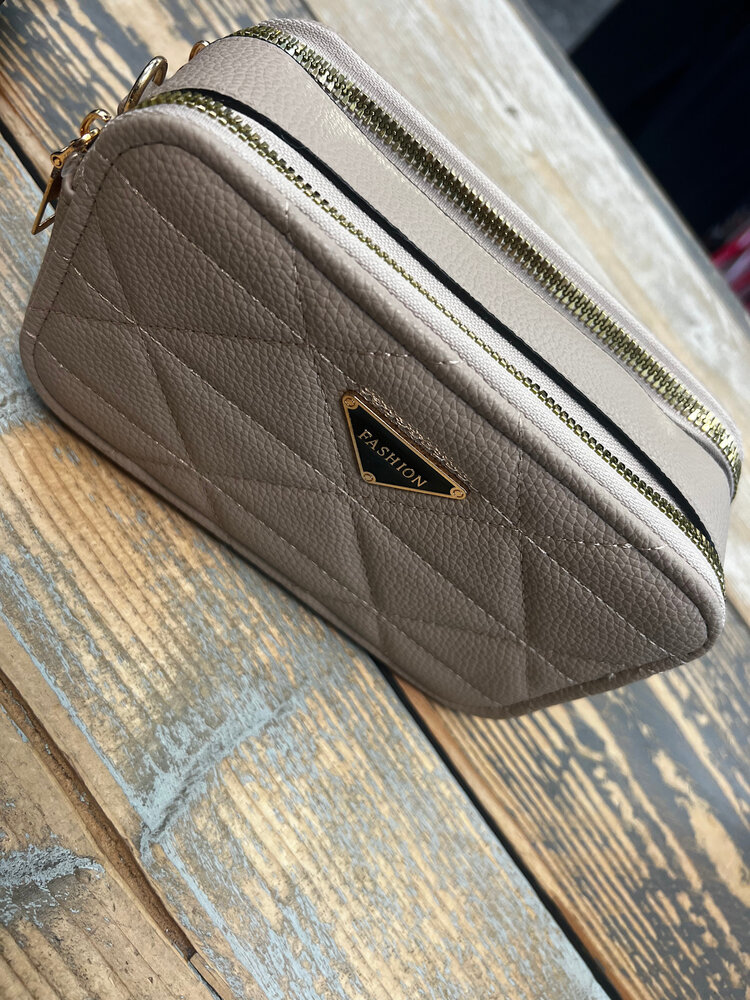 Tasje dubbele rits 143