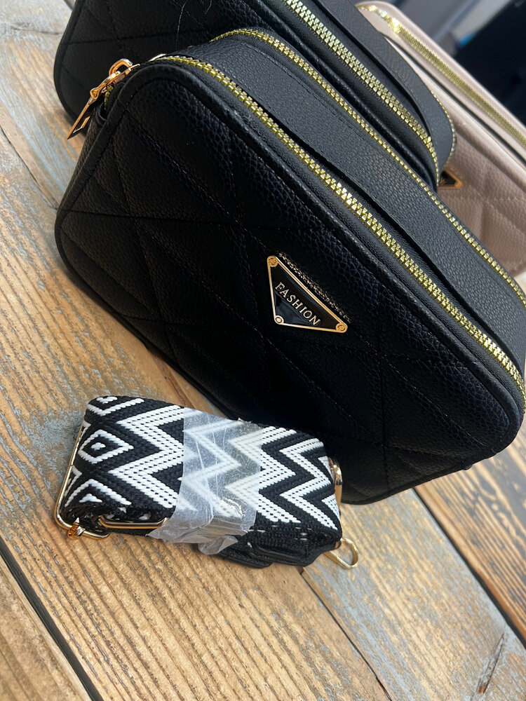 Tasje dubbele rits 143