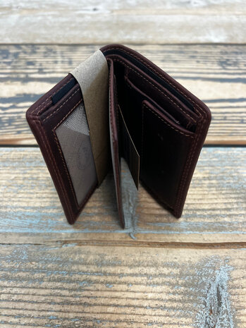 Echt lederen portemonnee SLG-003