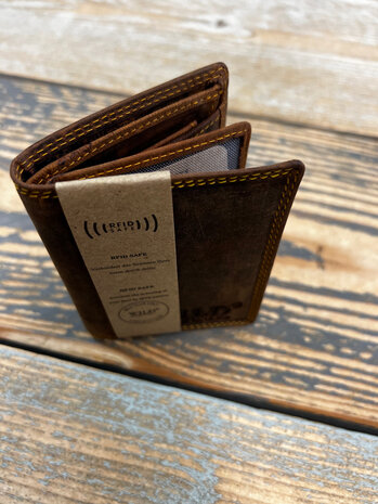 Echt lederen portemonnee SLG-003