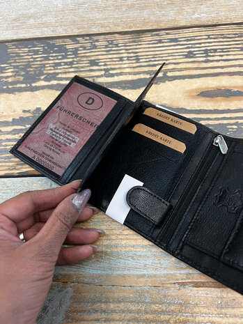 Echt lederen portemonnee 642