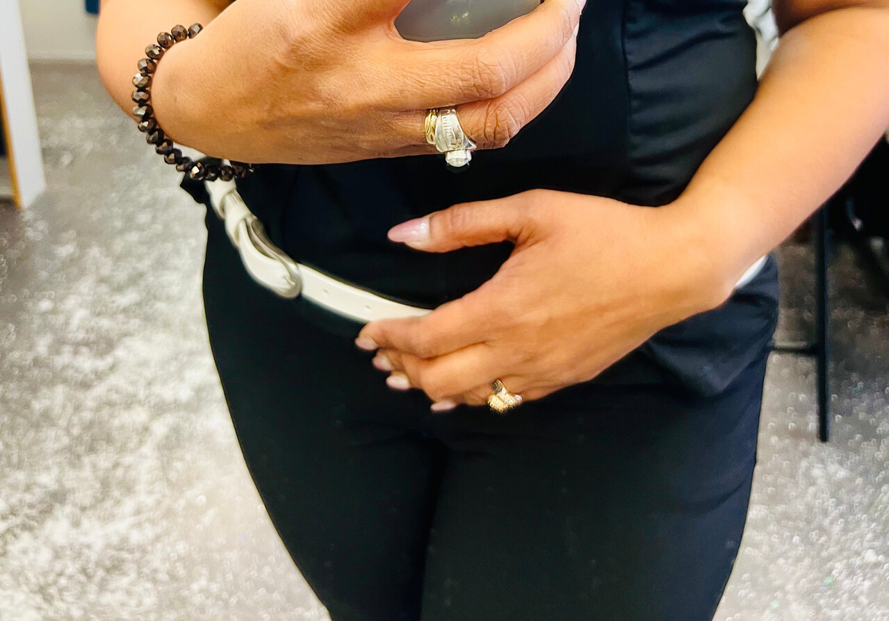 Lederen riem 2 cm breed 3053