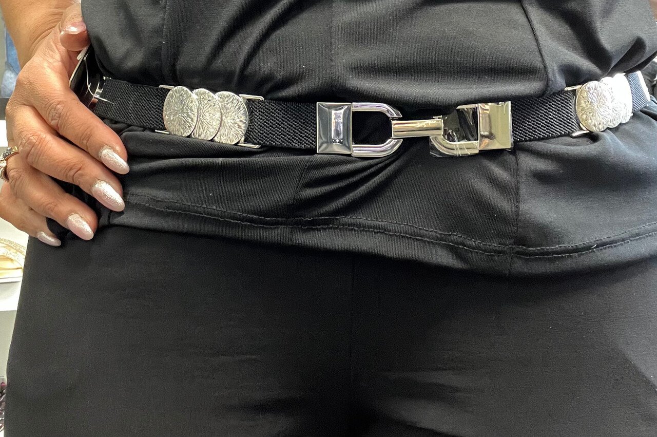 Elastische riem rondjes 3045