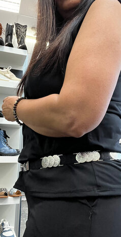 Elastische riem rondjes 3045